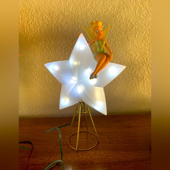 Disney Holiday Disney Tinkerbell Tree Topper Nib Poshmark